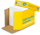 124302  1168731 Data Copy A4, 80 gr. kopi -og laserpapir Non Stop Box (2.500 ark)